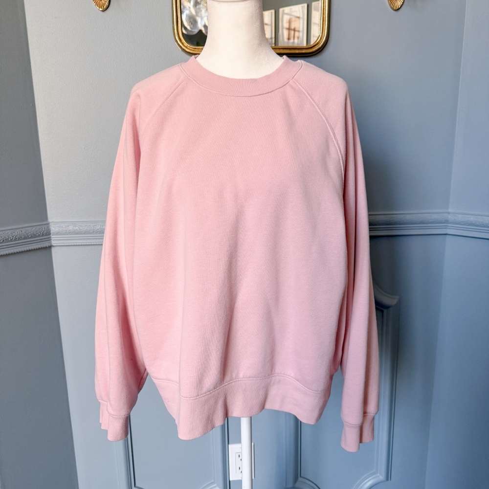 Pink spring sweatshirt